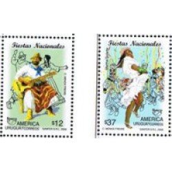 Uruguay 2377/2378 - Serie América UPAEP. Fiestas Nacionales MNH