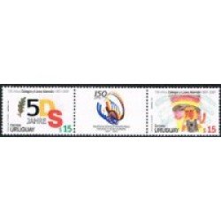 Uruguay 2330/2331 150 Años del Colegio y Liceo Alemán MNH Uruguay 2330/2331 150 Años del Colegio y Liceo Alemán MNH