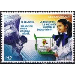 Uruguay 2359 - Día Mundial de la lucha contra el trabajo Infantil MNH Uruguay 2359 - Día Mundial de la lucha contra el trabajo Infantil MNH