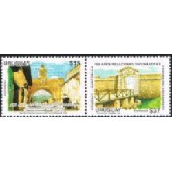 Uruguay 2328/2329 100 Años de Relaciones Diplomáticas Guatemala-Uruguay MNH Uruguay 2328/2329 100 Años de Relaciones Diplomáticas Guatemala-Uruguay MNH