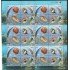 Uruguay 2317a/2320a Caracolas marinas MNH