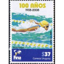 Uruguay 2371 - 100º de la Federación Internacional de Natación MNH Uruguay 2371 - 100º de la Federación Internacional de Natación MNH