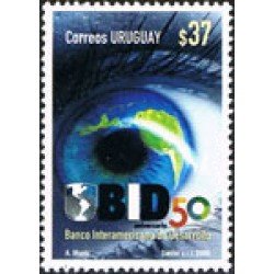 Uruguay 2417 50 Años del Banco Interamericano de desarrollo BID MNH Uruguay 2417 50 Años del Banco Interamericano de desarrollo BID MNH