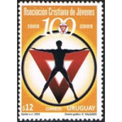 Uruguay 2418 100 Años Asociación Cristiana de jóvenes MNH Uruguay 2418 100 Años Asociación Cristiana de jóvenes MNH