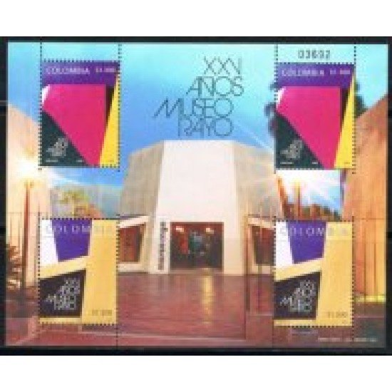 Colombia HB 60A 2006 25 Años del Museo Rayo MNH Colombia HB 60A 2006 25 Años del Museo Rayo MNH