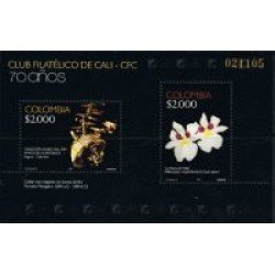 Colombia HB 65 2009 Club Filatelico de Cali MNH