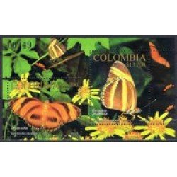 Colombia HB 51 2002 Fauna. Mariposas MNH Colombia HB 51 2002 Fauna. Mariposas MNH