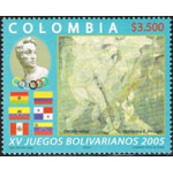 Colombia 1337 2005 Deportes 15 Años de los Juegos Bolivianos MNH