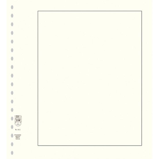 Lindner 802 Hojas Permaphil Cartulina Blanca 193 x 251 mm