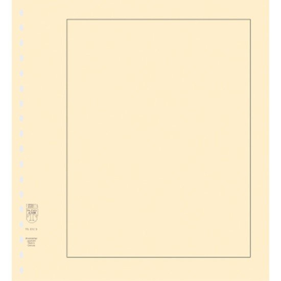 Lindner 802b Hojas Permaphil Cartulina crema 174 x 215 mm