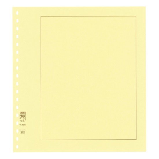 Lindner 802c Hojas Permaphil Cartulina crema  174 x 215 mm