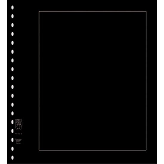 Lindner 802d Hojas Permaphil Cartulina negro 272 x 296 mm
