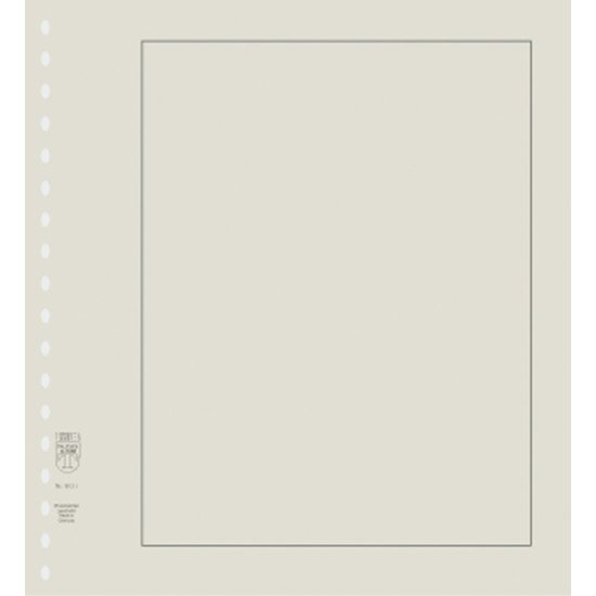 Lindner 802i Hojas Permaphil Cartulina Gris 174 x 215 mm