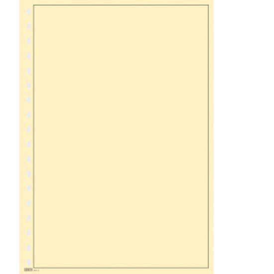 Lindner 804b Hojas Permaphil Cartulina crema 210 x 297 mm