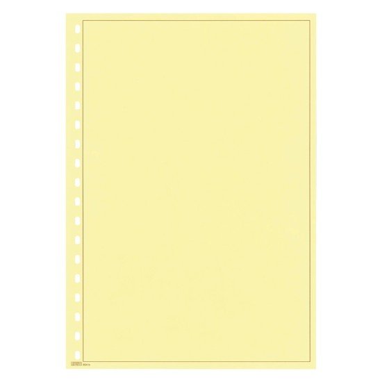 Lindner 804b Hojas Permaphil Cartulina crema 210 x 297 mm