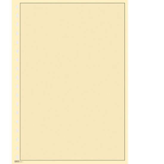 Lindner 804c Hojas Permaphil Cartulina crema  210 x 297 mm