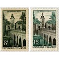 France Francia Nº 1105/06 1957 El Quesnoy Lujo France Francia Nº 1105/06 1957 El Quesnoy Lujo