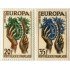 France Francia Nº 1122/23 1957 Europa Lujo