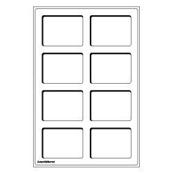 Leuchtturm 300028 Bandeja L con 8 divisiones para cápsulas de EEUU, azul