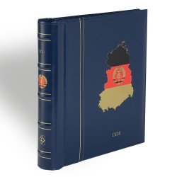 Leuchtturm 300834 SF-Álbum preimpreso PERFECT DP, diseño classic DDR 1970-1979, azul