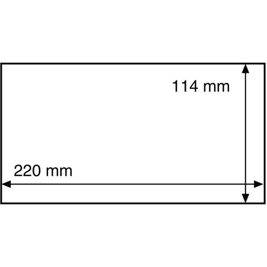 Leuchtturm 301041 Fundas protectoras para cartas y tarjetas postales, DIN C6, 220x114 mm, transparentes