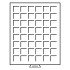 Leuchtturm 302202 Bandeja para monedas 48 divisiones esquinadas hasta 30 mm Ø, gris