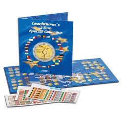 Leuchtturm 302574 Álbum para monedas PRESSO, Euro-Collection para monedas de 2 Euros Leuchtturm 302574 Álbum para monedas PRESSO, Euro-Collection para monedas de 2 Euros