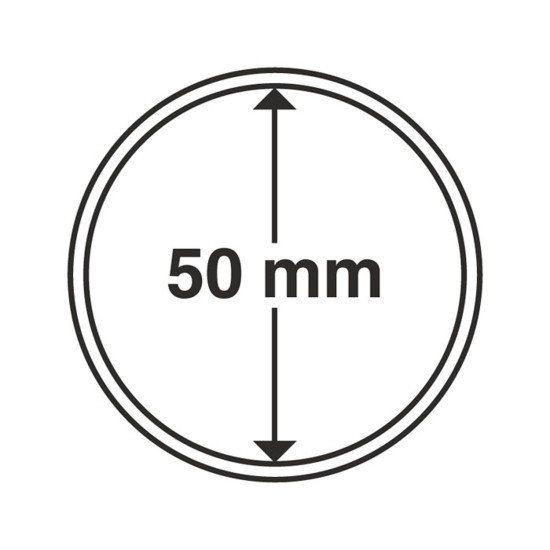 Leuchtturm 302860 cápsulas de monedas diámetro interior 50 mm