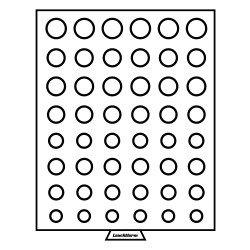 Leuchtturm 303198 Bandeja para 6 series de monedas de euro de curso legal, color humo Leuchtturm 303198 Bandeja para 6 series de monedas de euro de curso legal, color humo