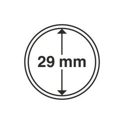 Leuchtturm 303522 cápsulas de monedas diámetro interior 29 mm