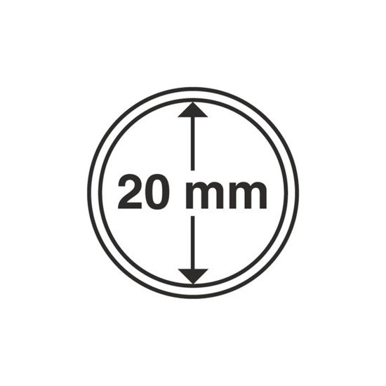 Leuchtturm 303557 cápsulas de monedas diámetro interior 20 mm