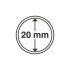 Leuchtturm 303557 cápsulas de monedas diámetro interior 20 mm