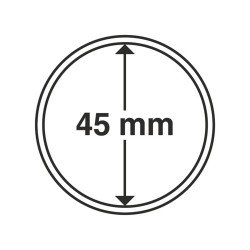 Leuchtturm 303660 cápsulas de monedas diámetro interior 45 mm