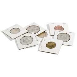 Leuchtturm 303811 Cartones para monedas TACK 32,5 mm, para grapar, paquete de 100 Leuchtturm 303811 Cartones para monedas TACK 32,5 mm, para grapar, paquete de 100