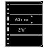 Leuchtturm 304025 hojas de plástico VARIO, 4 divisiones, negro