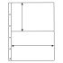 Leuchtturm 304329 Fundas de plástico KANZLEI, 2 divisiones, transparentes