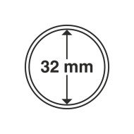 Leuchtturm 304799 cápsulas de monedas diámetro interior 32 mm Leuchtturm 304799 cápsulas de monedas diámetro interior 32 mm