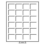 Leuchtturm 307311 Bandeja para monedas 24 divisiones esquinadas hasta 42 mm Ø, color humo Leuchtturm 307311 Bandeja para monedas 24 divisiones esquinadas hasta 42 mm Ø, color humo