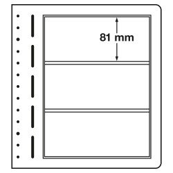 Leuchtturm 307865 hojas en blanco-LB, 3 divisiones, 190x 81 mm Leuchtturm 307865 hojas en blanco-LB, 3 divisiones, 190x 81 mm