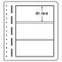 Leuchtturm 307865 hojas en blanco-LB, 3 divisiones, 190x 81 mm