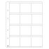 Leuchtturm 309197 Hojas OPTIMA, para 12 cartones de monedas 50x50 mm, transparentes