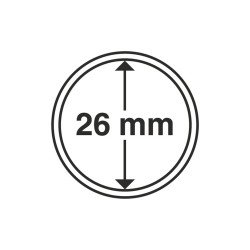 Leuchtturm 309404 cápsulas de monedas diámetro interior 26 mm 10 unid.