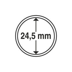 Leuchtturm 310706 cápsulas de monedas diámetro interior 24,5 mm