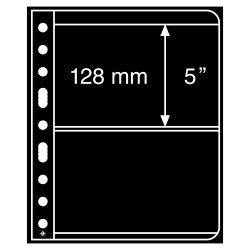 Leuchtturm 311049 hojas de plástico VARIO, 2 divisiones, negro Leuchtturm 311049 hojas de plástico VARIO, 2 divisiones, negro
