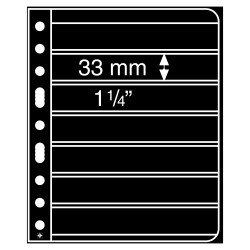 Leuchtturm 312882 hojas de plástico VARIO, 7 divisiones, negro Leuchtturm 312882 hojas de plástico VARIO, 7 divisiones, negro