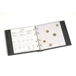 Leuchtturm 313617 Álbum de monedas NUMIS, classic con cajetín protector, azul