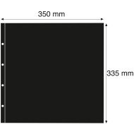 Leuchtturm 313772 Hojas de plástico MAXIMUM, Intercaladoras para tarjetas postales nuevas, negro Leuchtturm 313772 Hojas de plástico MAXIMUM, Intercaladoras para tarjetas postales nuevas, negro