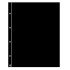 Leuchtturm 313914 Hojas de plástico FOLIO, intercaladoras, negro