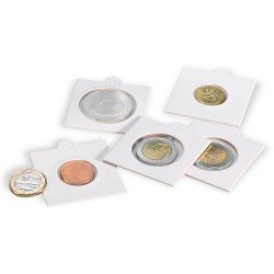 Leuchtturm 314616 Cartones de monedas MATRIX, blanco, diámetro 32,5 mm, autoadhesivos, 100 unidades Leuchtturm 314616 Cartones de monedas MATRIX, blanco, diámetro 32,5 mm, autoadhesivos, 100 unidades