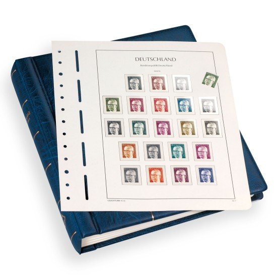 Leuchtturm 314646 Tapa con barra rotativa PERFECT DP, azul Leuchtturm 314646 Tapa con barra rotativa PERFECT DP, azul